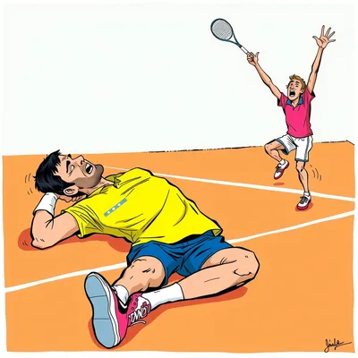 Djokovic Goes Up Two Sets, Loses To A Teenager, Yells At Cameraman