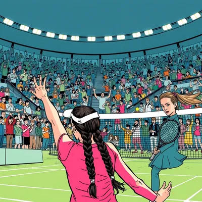Twenty Thousand People Screaming While Gauff Was Trying To Hit That Last Overhead
